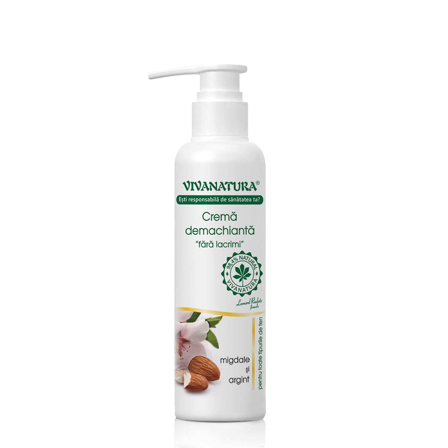 01_Flacon_Crema-demachianta_145ml__.png Cremă demachiantă „fara lacrimi” 145 ml – Leonard Radutz Formula – VivaNatura