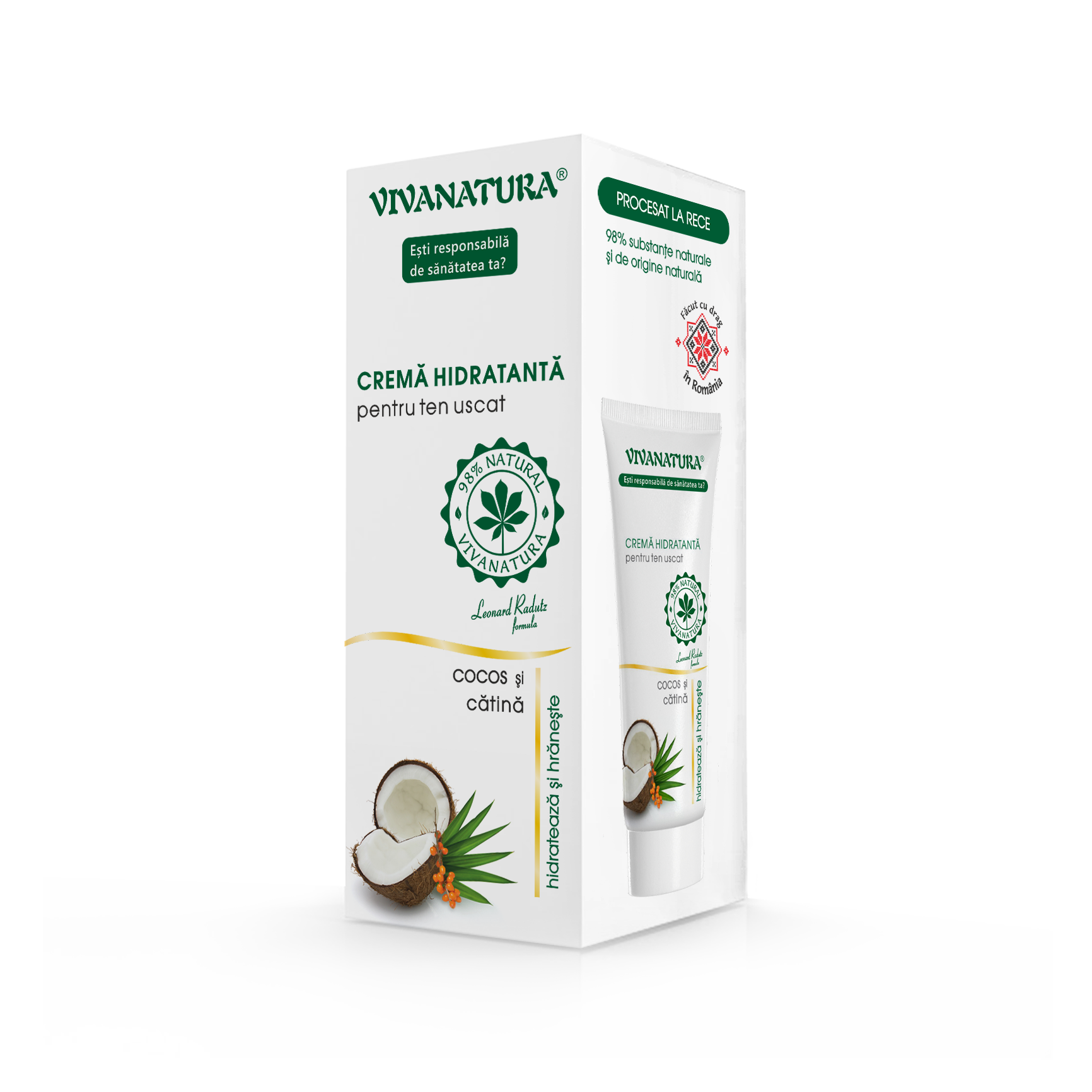 05_Crema-hidratanta-ten-uscat-Cocos_cutie.png Crema de fata hidratanta pentru ten uscat 75ml – Leonard Radutz Formula – VivaNatura