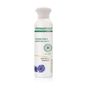 Lotiune tonica cu aloe vera şi albăstrele pentru ten normal 150ml – VivaNatura