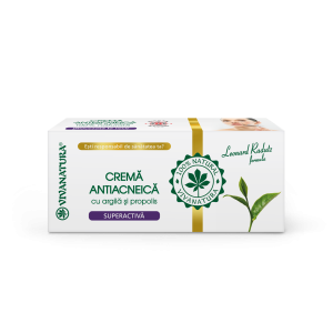 Cremă Antiacneică SUPERACTIVĂ cu argilă şi propolis 20 ml – Leonard Radutz Formula – VivaNatura