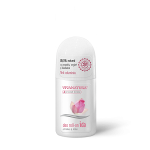 Deo roll-on natural IDA Orhidee și Lotus, 50 ml – Leonard Radutz Formula – VivaNatura
