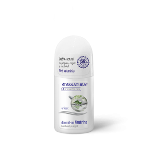 Deo roll-on natural Neutrino unisex, 50 ml – Leonard Radutz Formula – VivaNatura