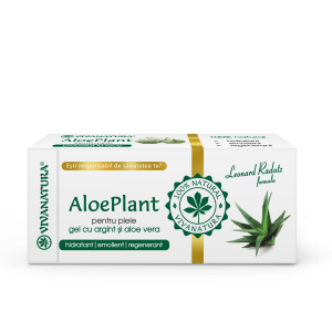 Aloe Plant – Gel cu Argint si Aloe Vera 100% Natural 20 ml – VivaNatura