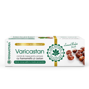Varicastan – cremă pentru masajul picioarelor cu hamamelis și castan 75 ml – Leonard Radutz Formula – VivaNatura