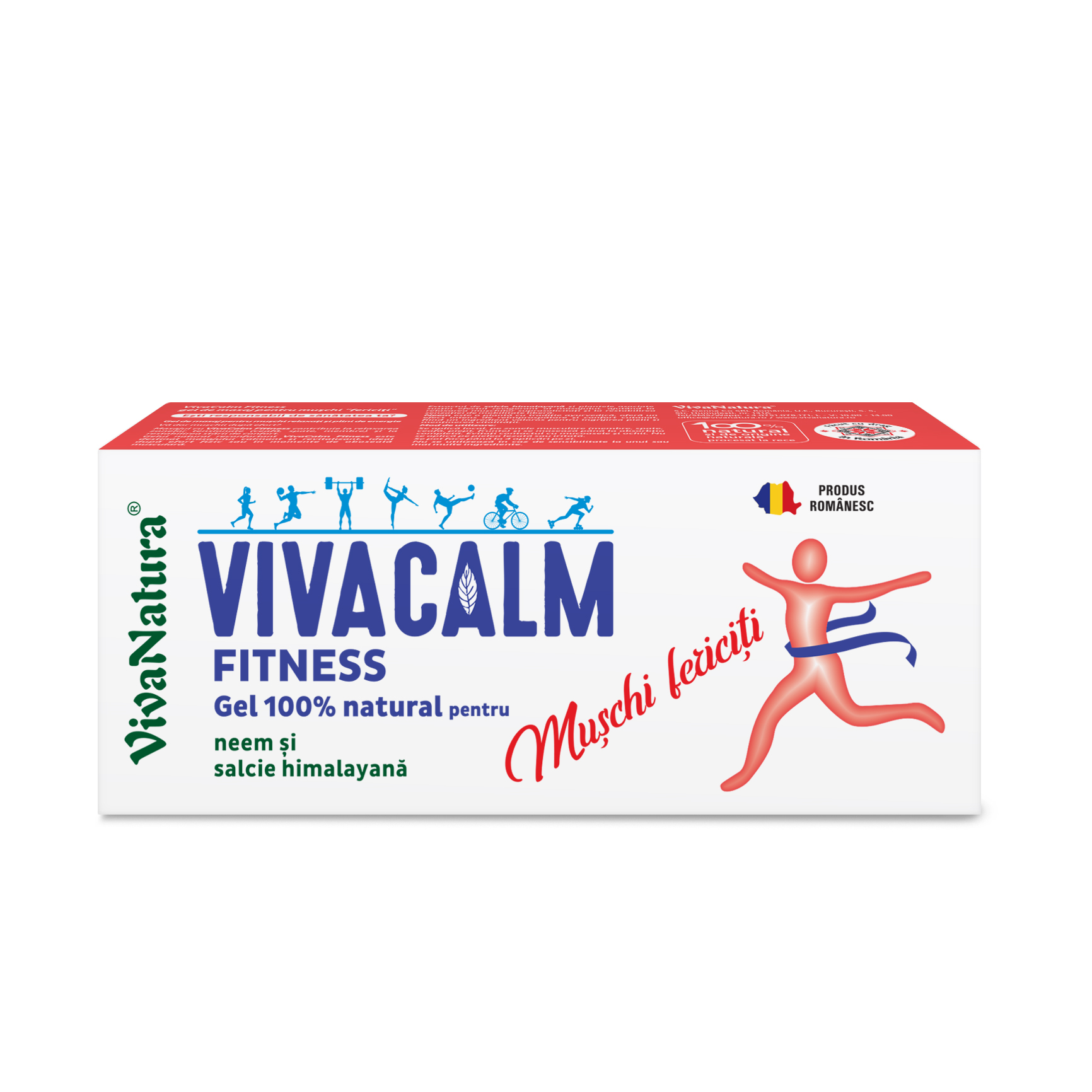 VivaCalm_NOU_100ml_cutie_300dpi.jpg Junior Portocale - pasta de dinti naturală pentru copii cu argila si portocale, fara fluor, 80 ml - Leonard Radutz formula - VivaNatura